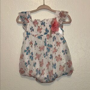 Floral Butterfly Kids Top